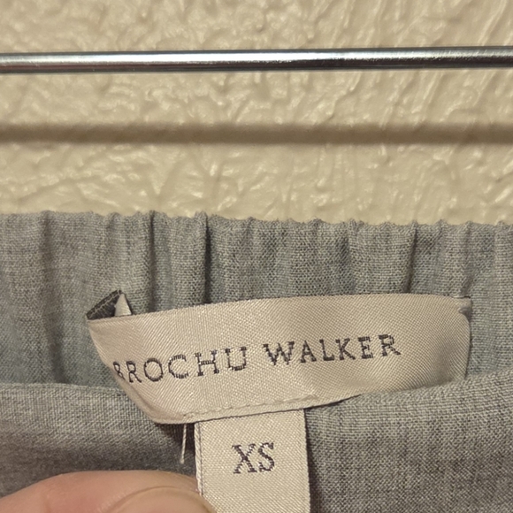 Brochu Walker Westport Brushed Pant RMB3900 Women's Cropped Trouser XS Gray - Picture 5 of 13